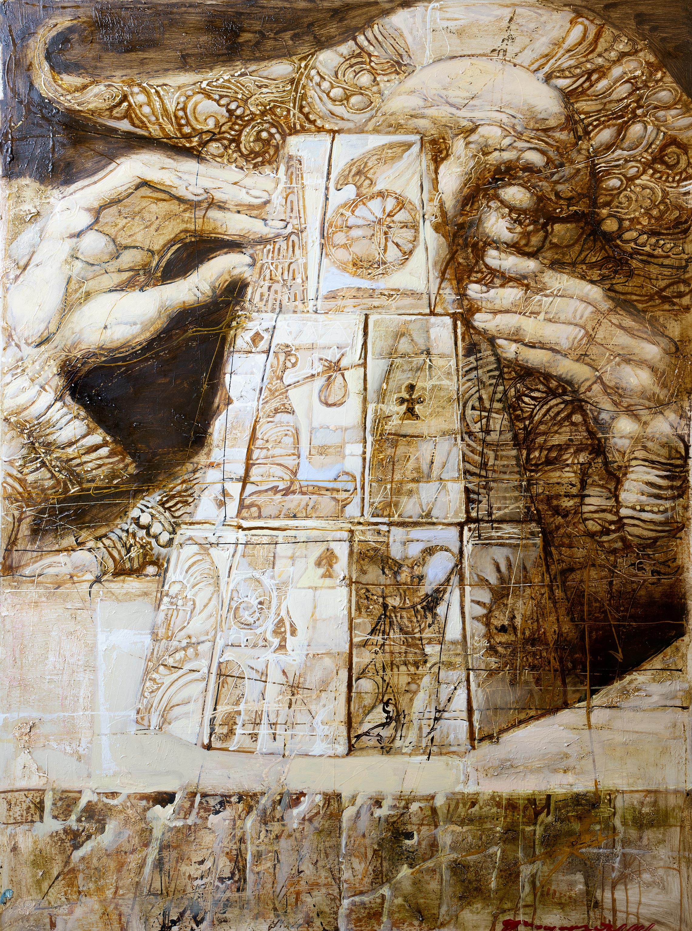 Карточный домик - 1, Армен Гаспарян, Купить картину Смешанная техника
