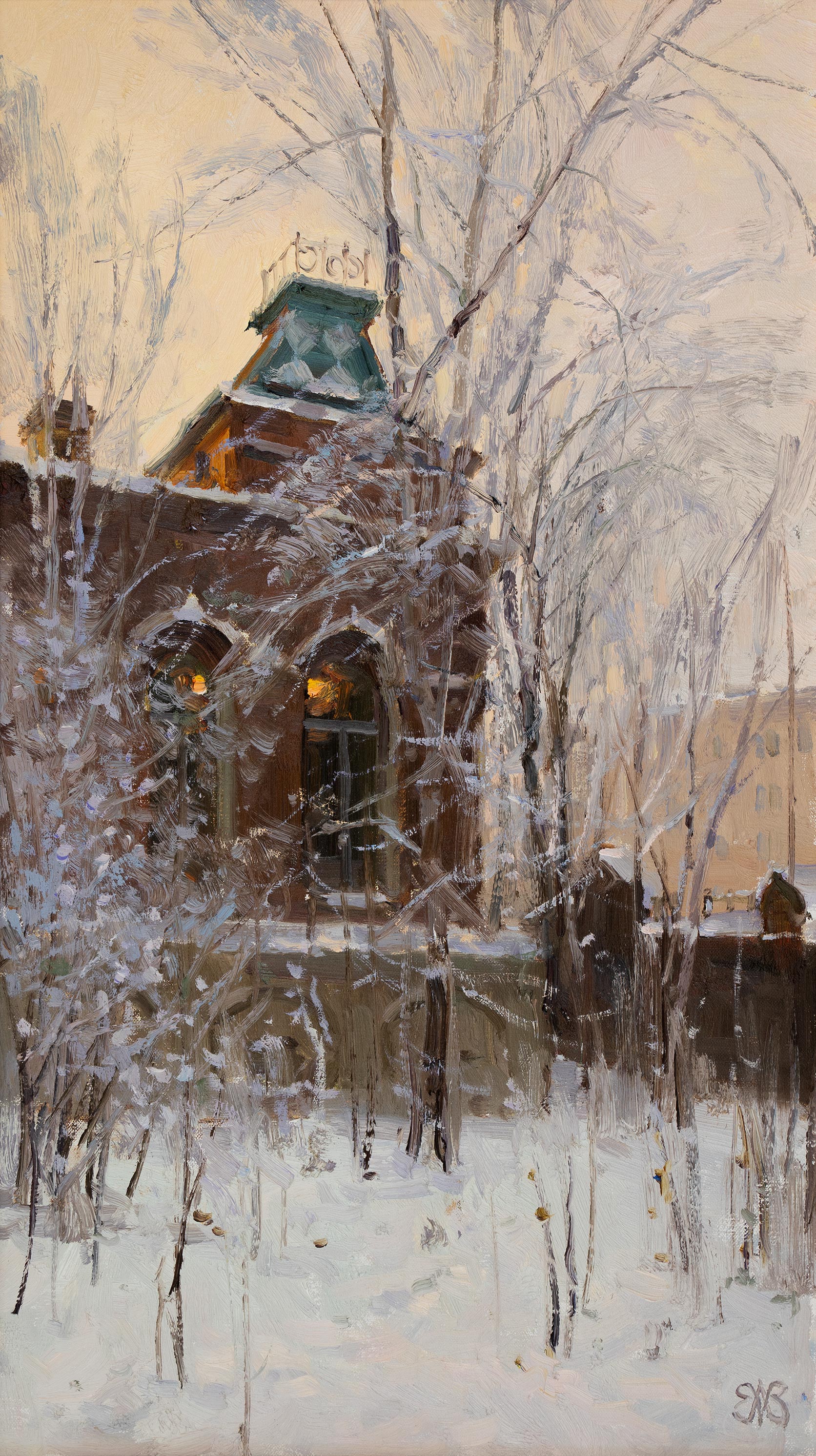 Рождество в старом доме - 1, Алексей Ефремов, Купить картину Масло