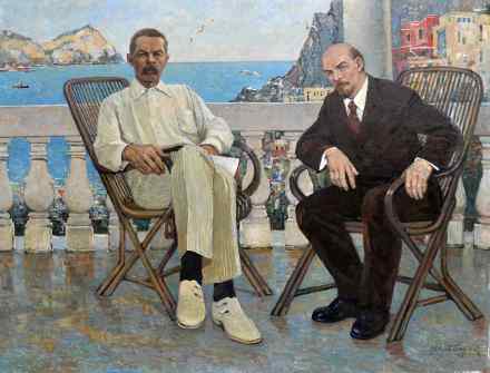 Ленин и Горький на Капри