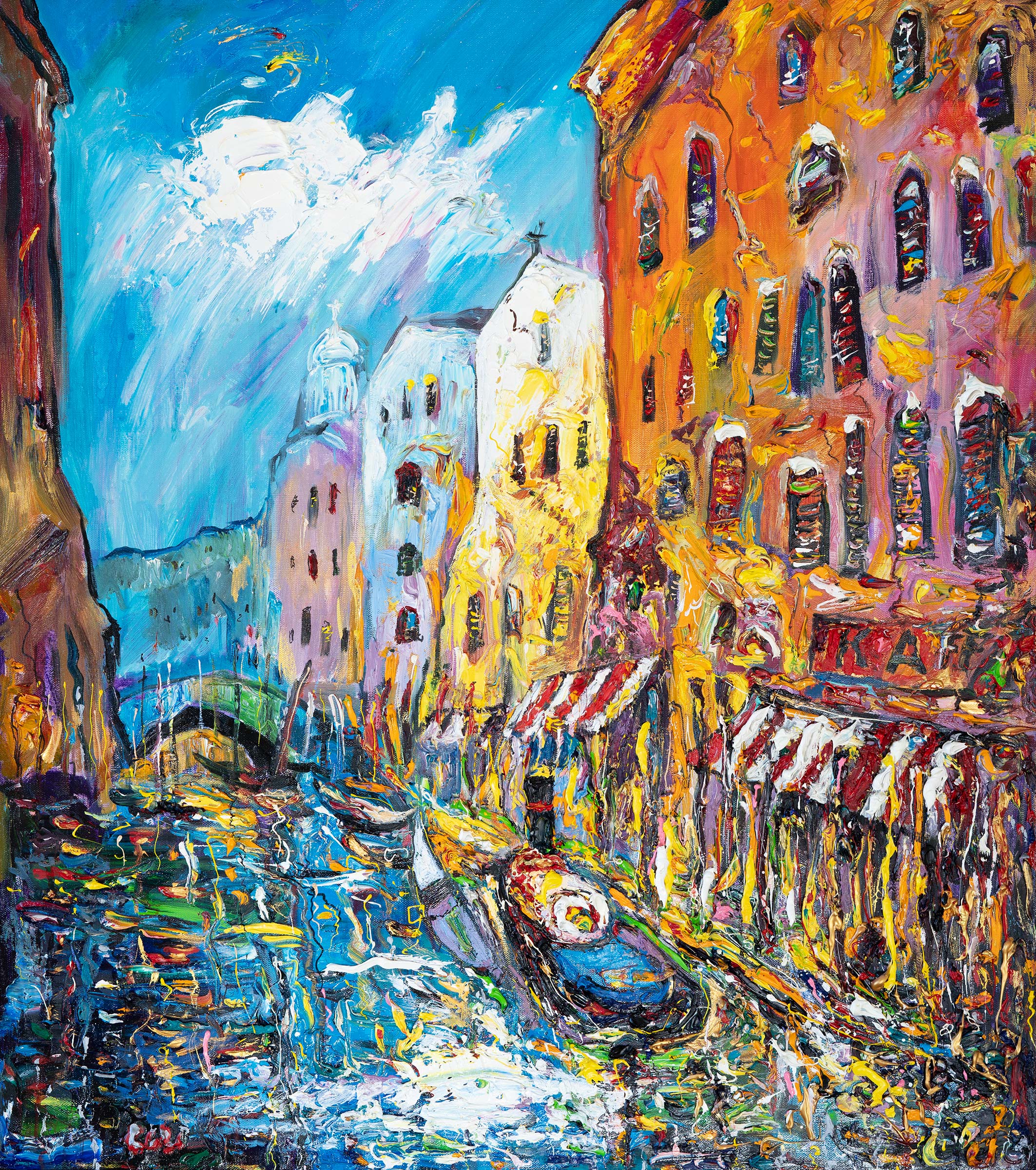 Канал в Венеции - 1, Андрей Елецкий , Купить картину Масло