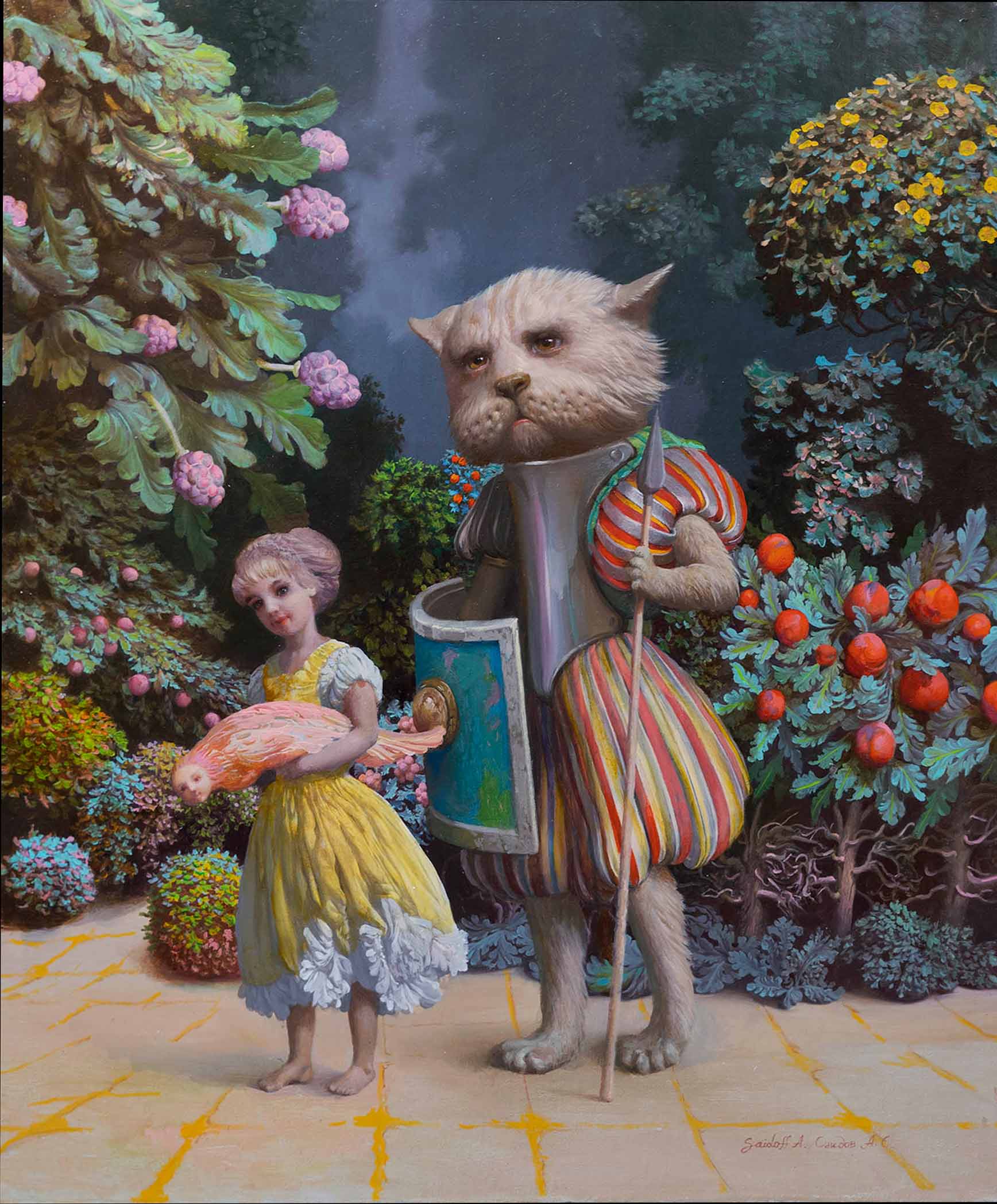 В саду - 1, Александр Саидов, Купить картину Масло