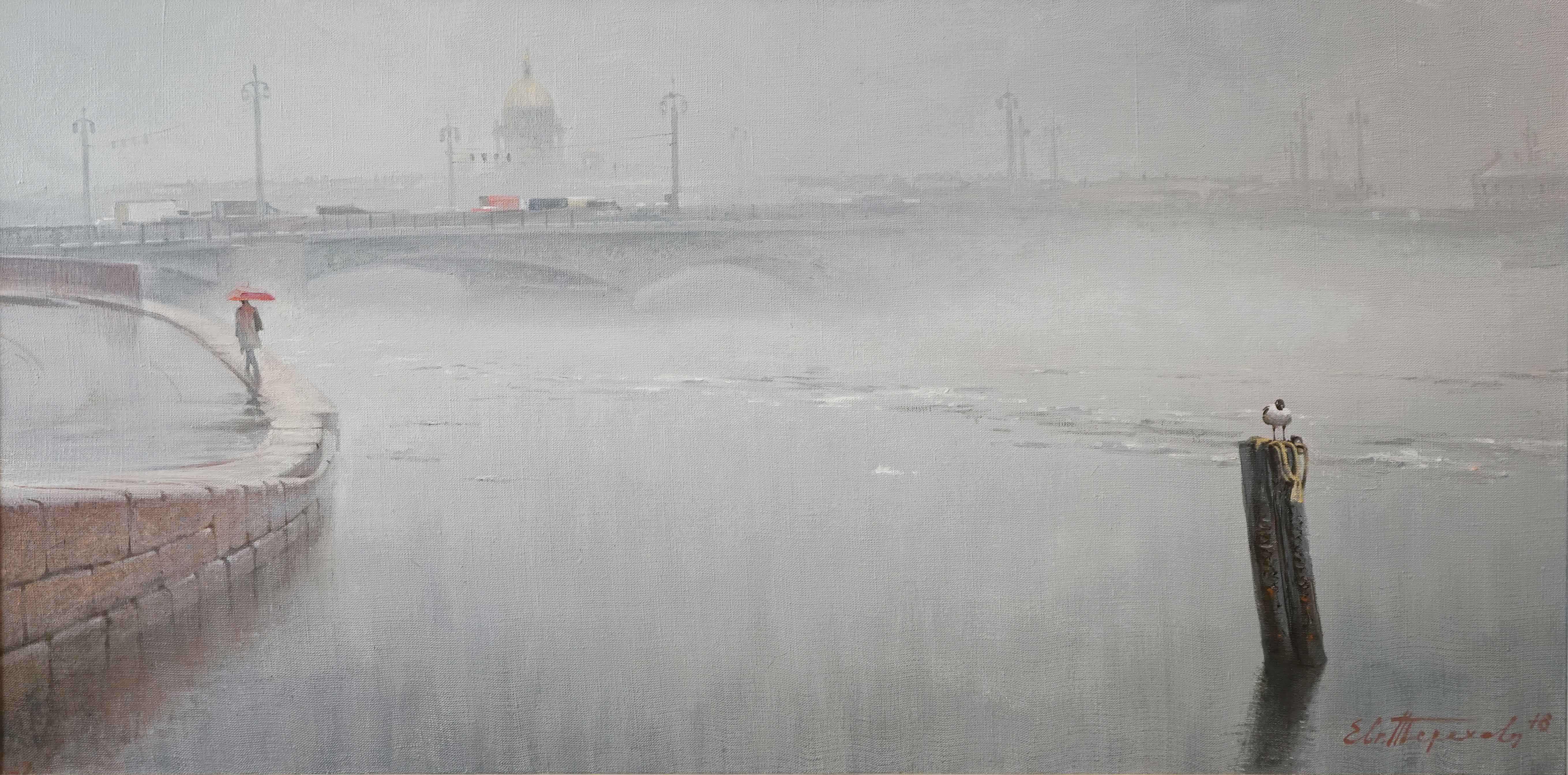 Невский туман - 1, Евгений Терехов , Купить картину Масло