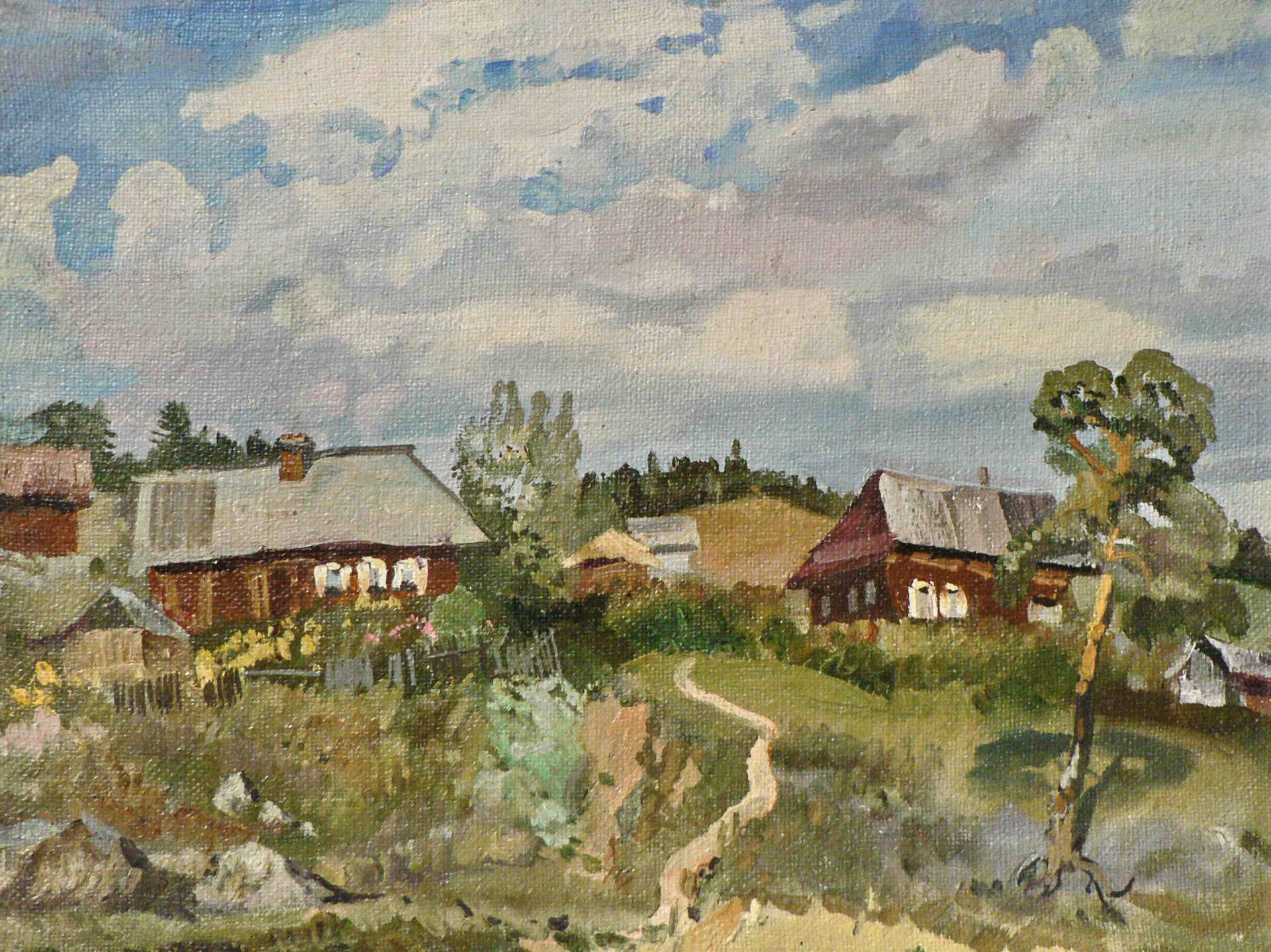 Деревня Кын - 1, Николай Корзняков , Купить картину Масло