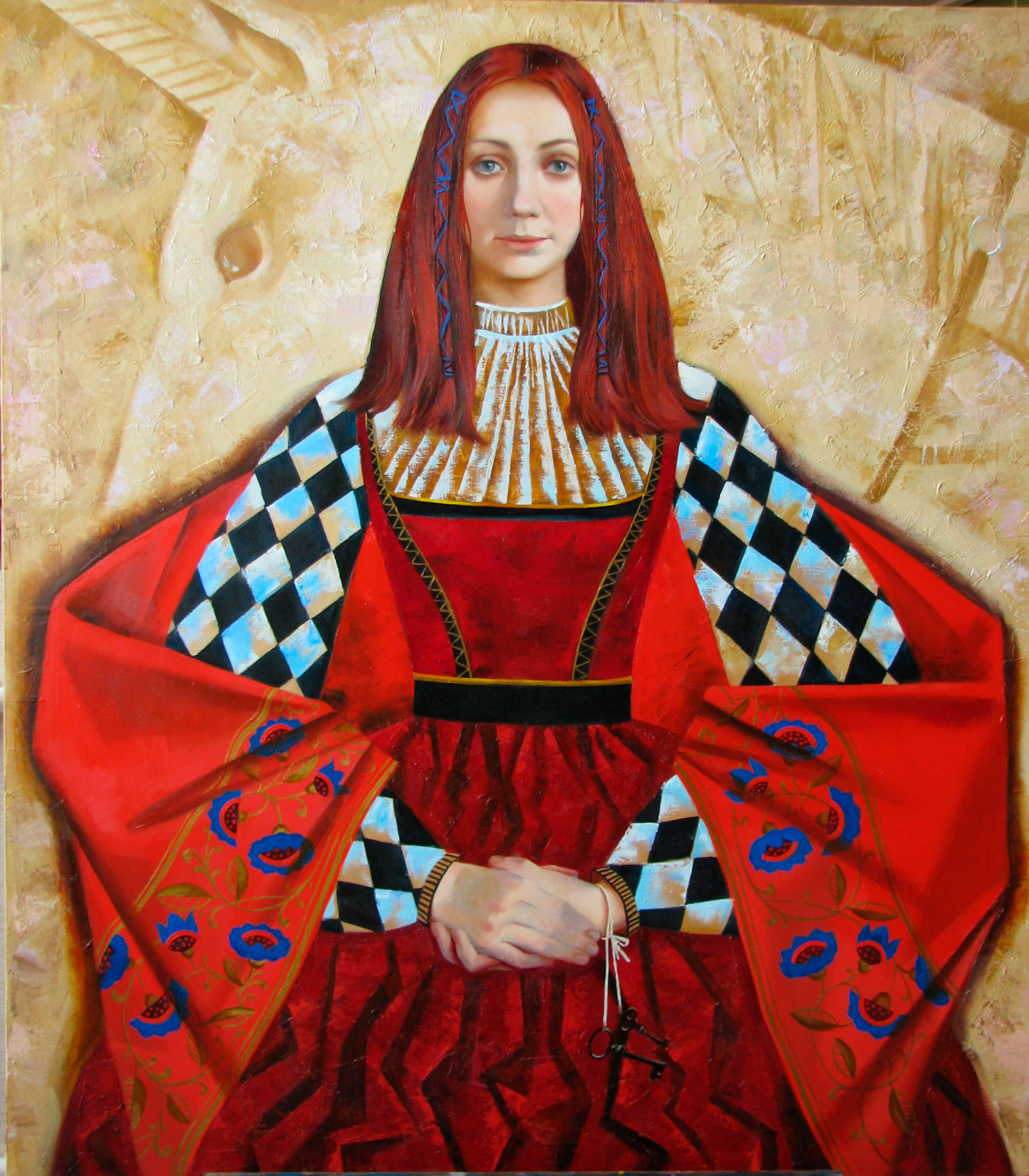 Средневековый портрет - 1, Маргарита Чигина, Купить картину Масло