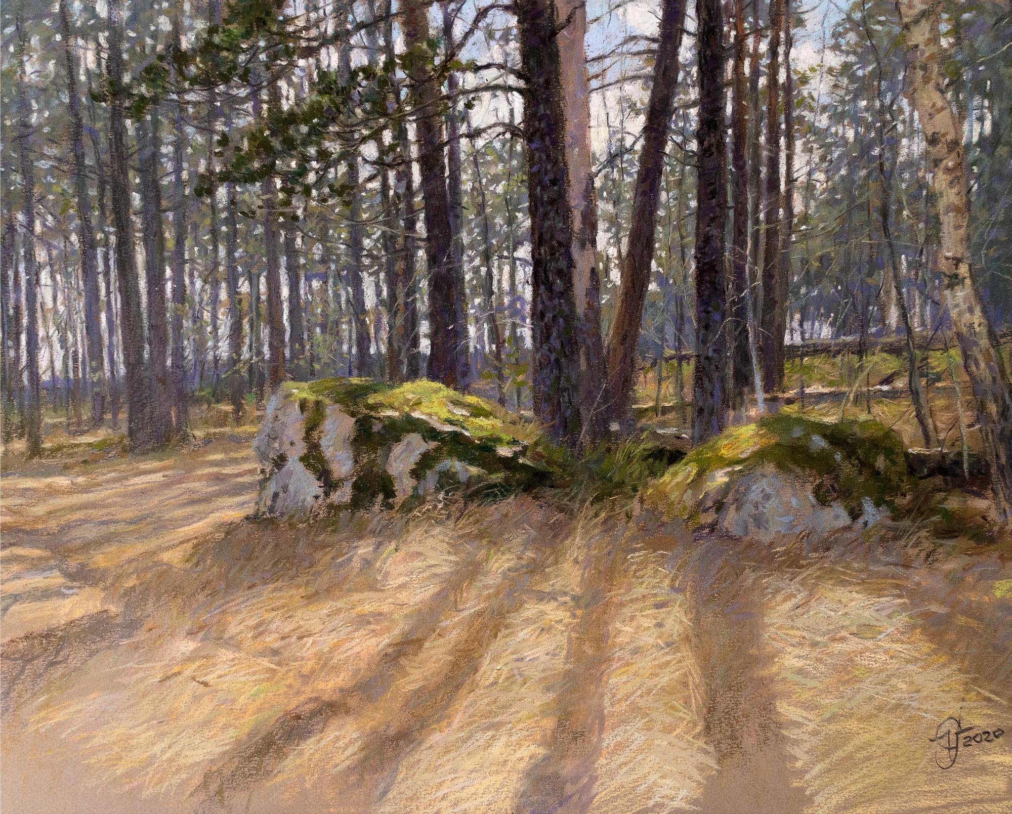 Весна в лесу - 1, Сергей Усик, Купить картину Авторская техника