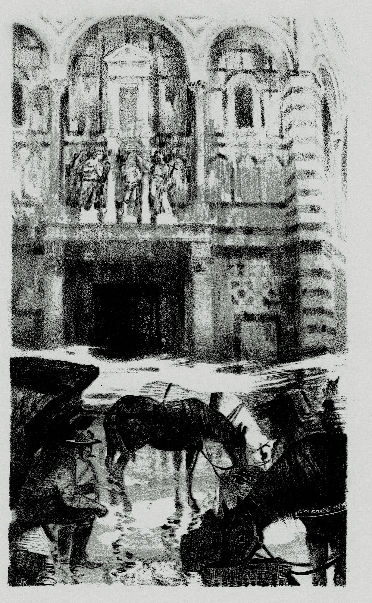 Флоренция. После дождя - 1, Ксения Аврамова, Купить картину Литография